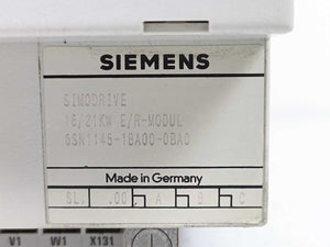Siemens 6SN1145-1BA00-0BA0 Simodrive 16/21KW,