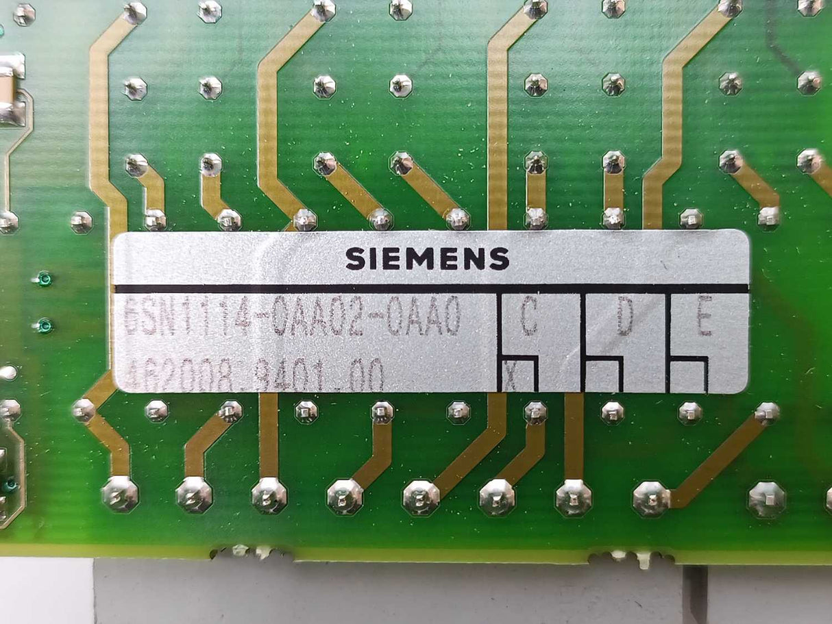 Siemens 6SN1114-0AA02-0AA0 Simodrive 611-A Option Module