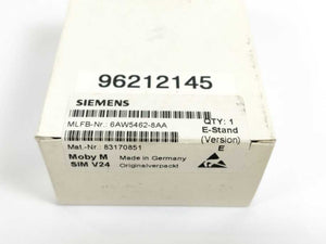 Siemens 6AW5462-8AA MOBY-M, SIM-V24, Ver.E