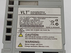 Danfoss FC-302PK37T5E20H1XG VLT 131B0033 0,37 kW