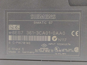Siemens 6ES7361-3CA01-0AA0 SIMATIC S7-300 Interface Module IM 361