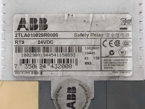 ABB 2TLA010029R0000 RT9 Safety relay 24VDC