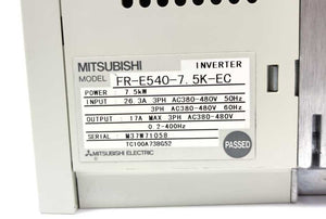 Mitsubishi FR-E540-7.5K-EC Inverter 7.5kW