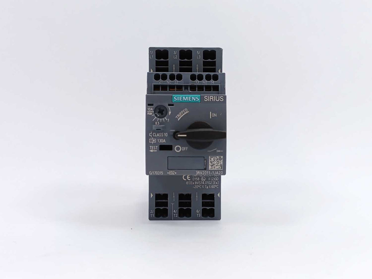 Siemens 3RV2011-1JA20 Circuit breaker size S00