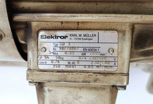 Elektror SD 3  987/8867 Gear Box
