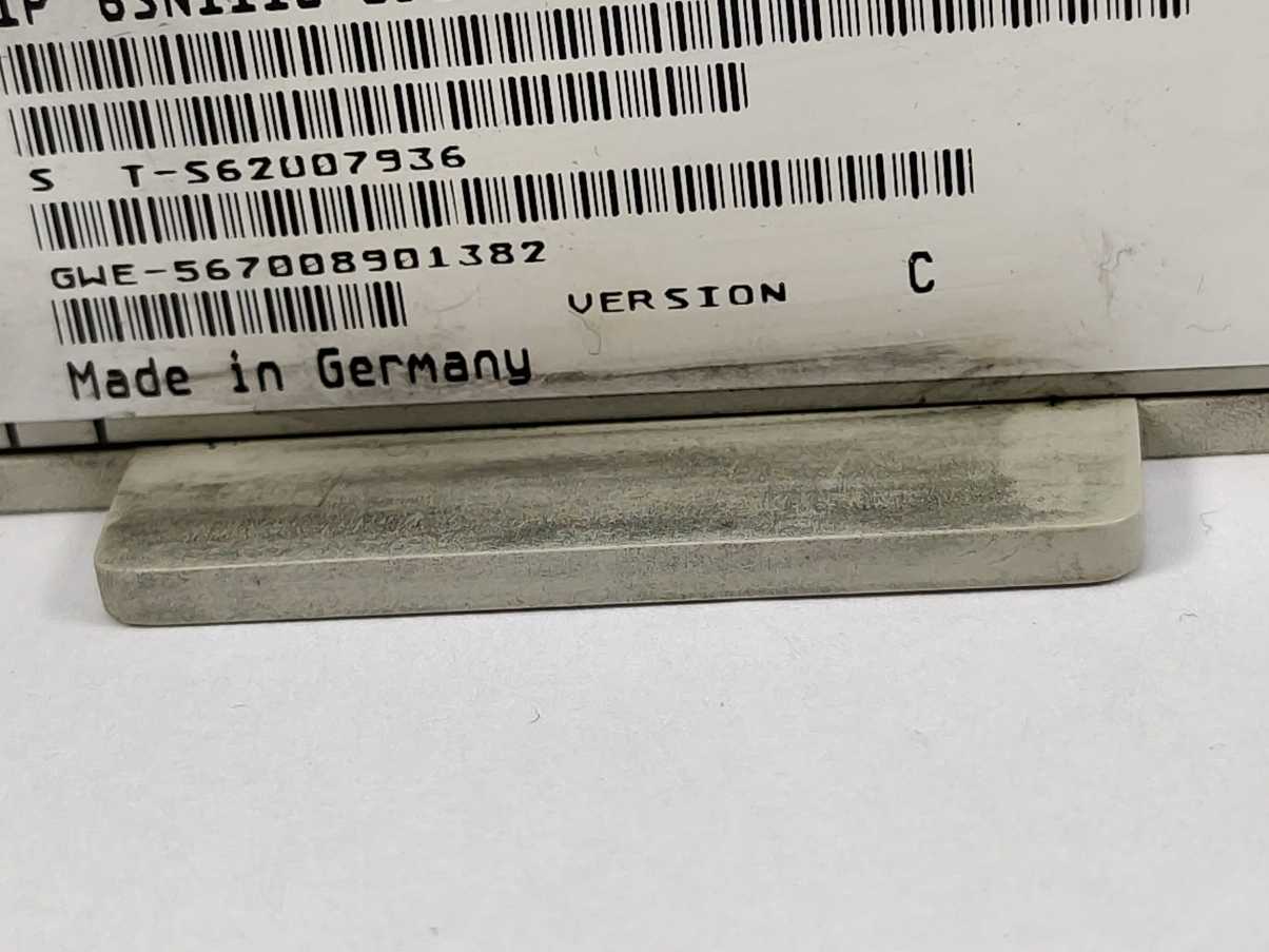 Siemens 6SN1118-0DG23-0AA1 SIMODRIVE 611-D CONTROL UNIT
