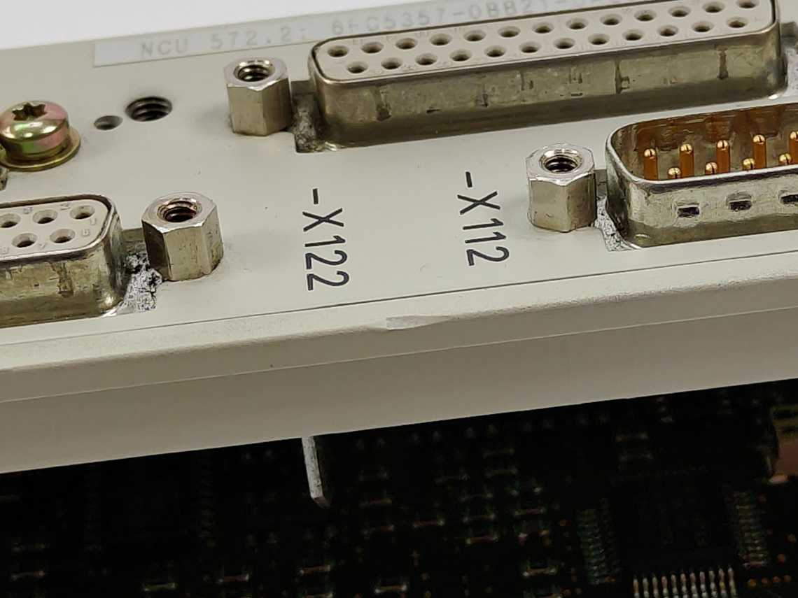 Siemens 6FC5357-0BB21-0AE0 SINUMERIK 840D/DE NCU 572.2 W;6FC5270-4AX20-4AH0