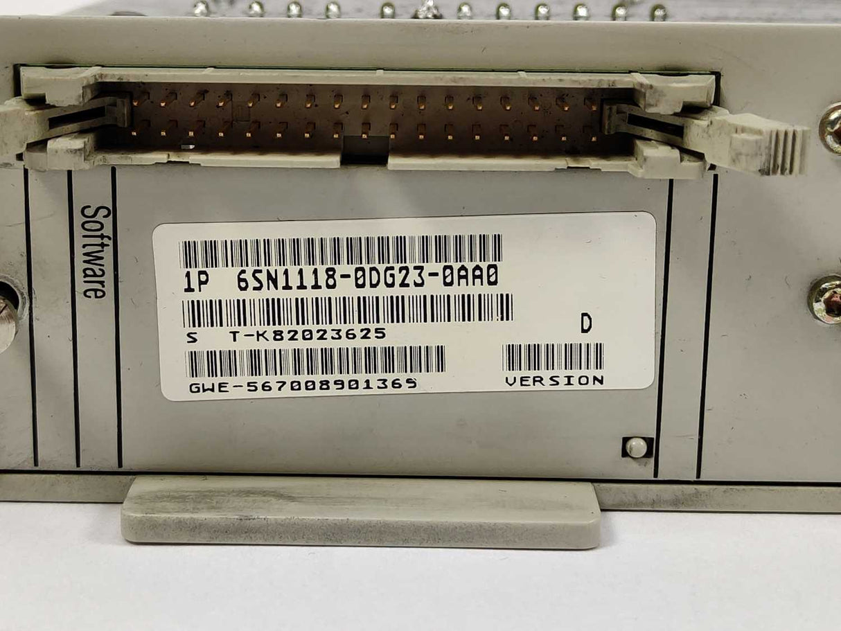 Siemens 6SN1118-0DG23-0AA0 SIMODRIVE 611-D Control Unit 1-axis