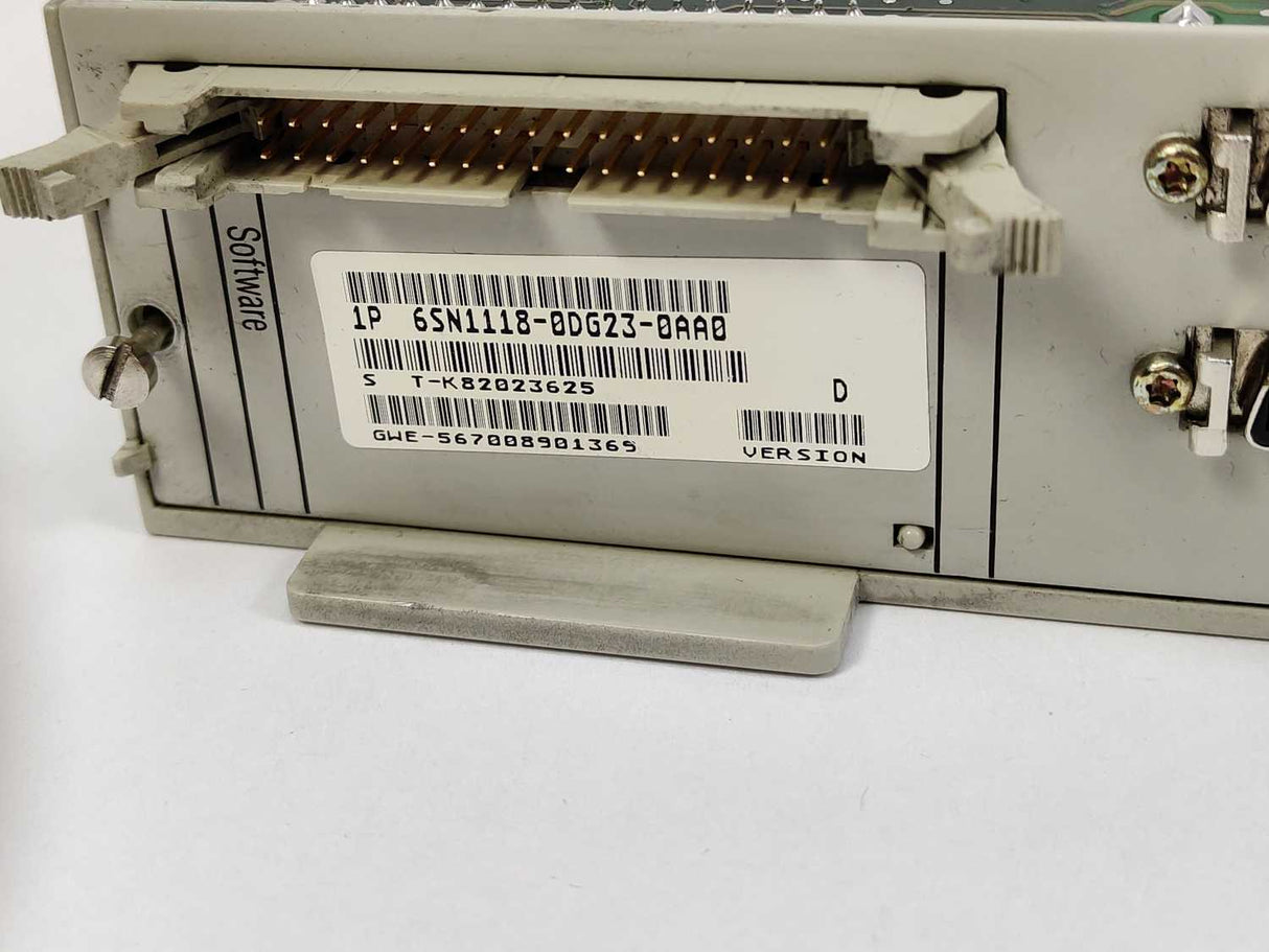 Siemens 6SN1118-0DG23-0AA0 SIMODRIVE 611-D Control Unit 1-axis