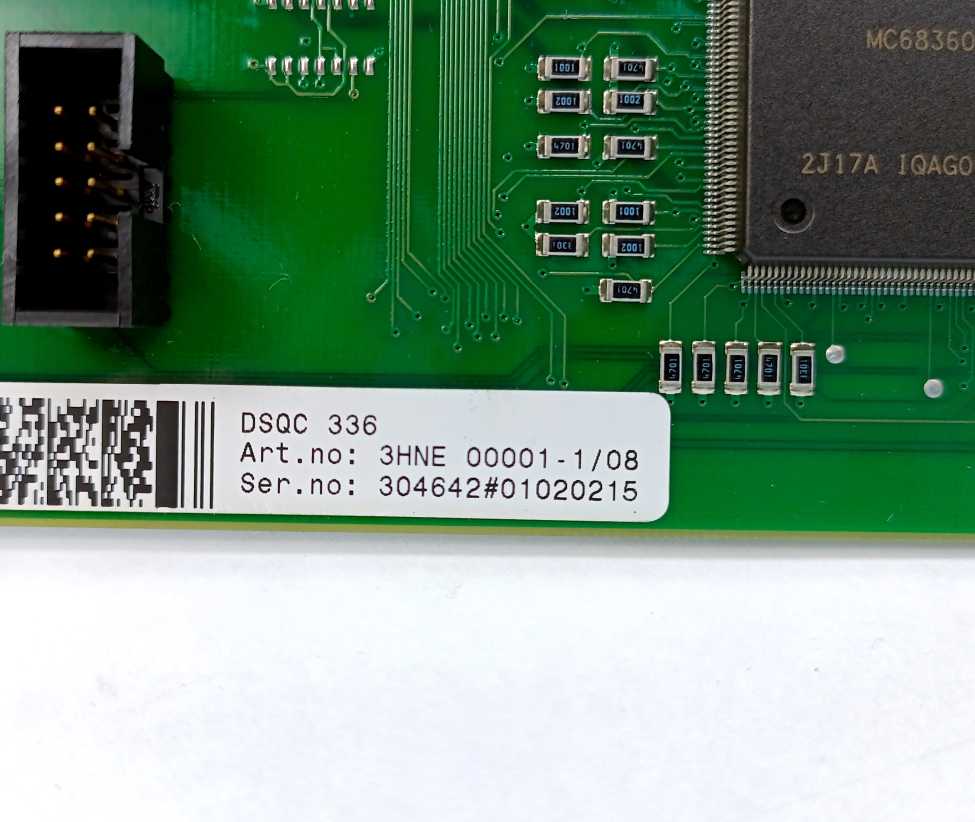 ABB 3HNE00001-1/08 3HNE0074/NIOC, REV:5.0 DSQC 336