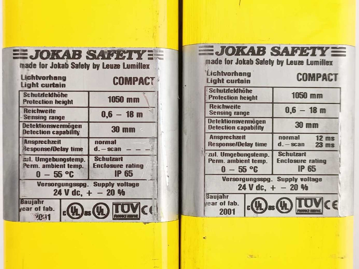 Jokab Safety JSC-30-1050 Safety Light Curtains