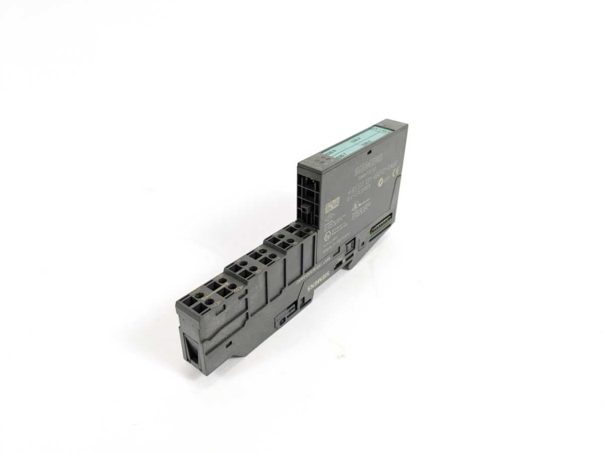 Siemens 6ES7131-4BD01-0AB0 Electronics Module With 6ES7193-4CA40-0AA0. 4Pcs