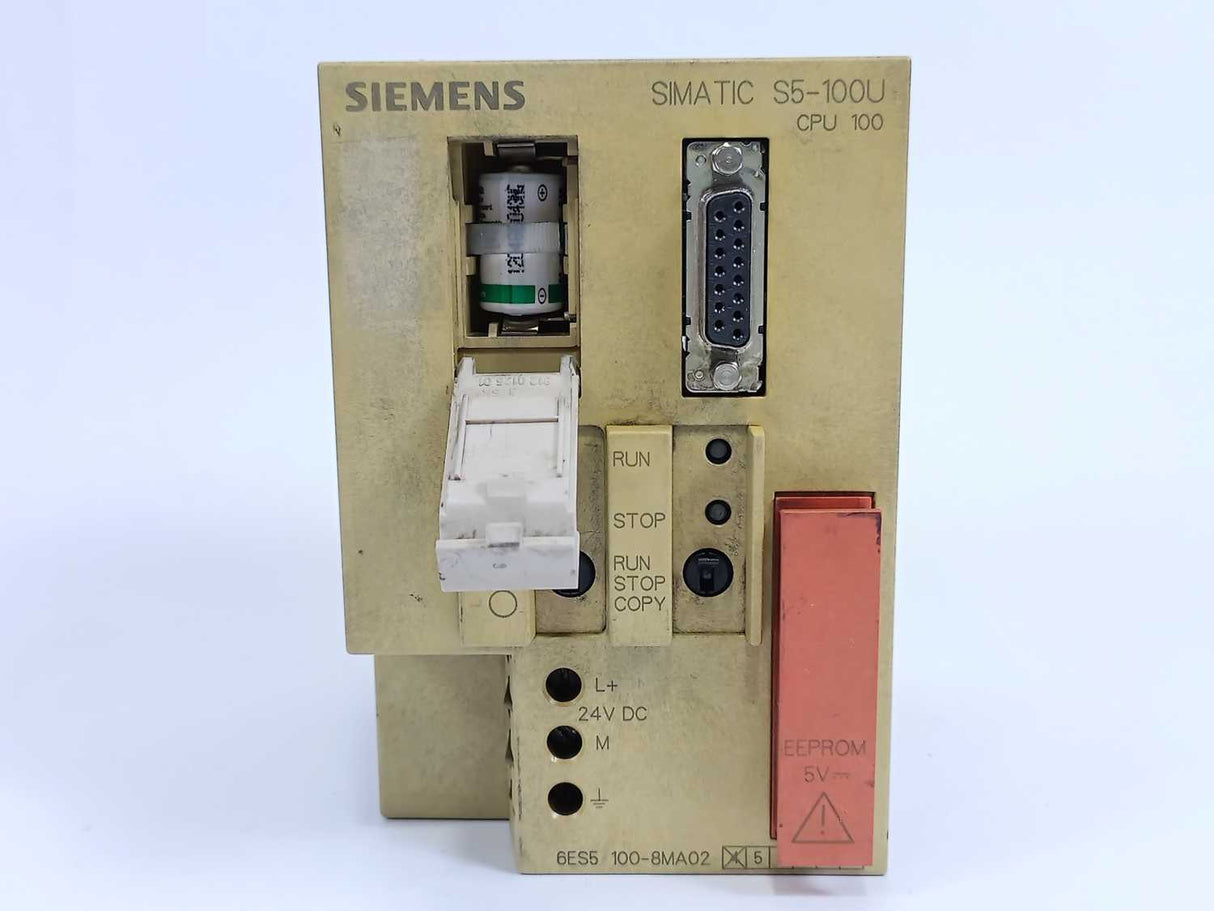 Siemens 6ES5100-8MA02 Central Processing Unit for S5-100U