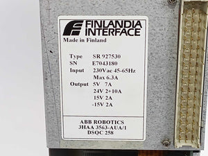 ABB ROBOTICS SR927530 3HAA 3563-AUA/1DSQC258 Finlandia Interface