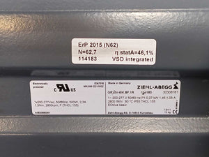 Ziehl-Abegg GR25V-6IK.BF.1R Cooling Fan Inverter