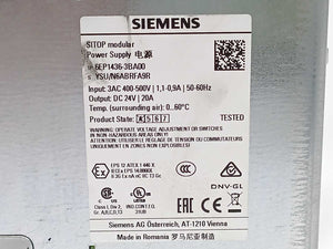 Siemens 6EP1436-3BA00 SITOP Modular 20 A 24V 20A