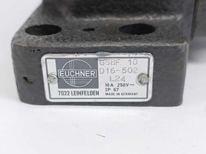 Euchner GSBF 10D16-502 L24 Mechanical Limit Switch DIN 43697