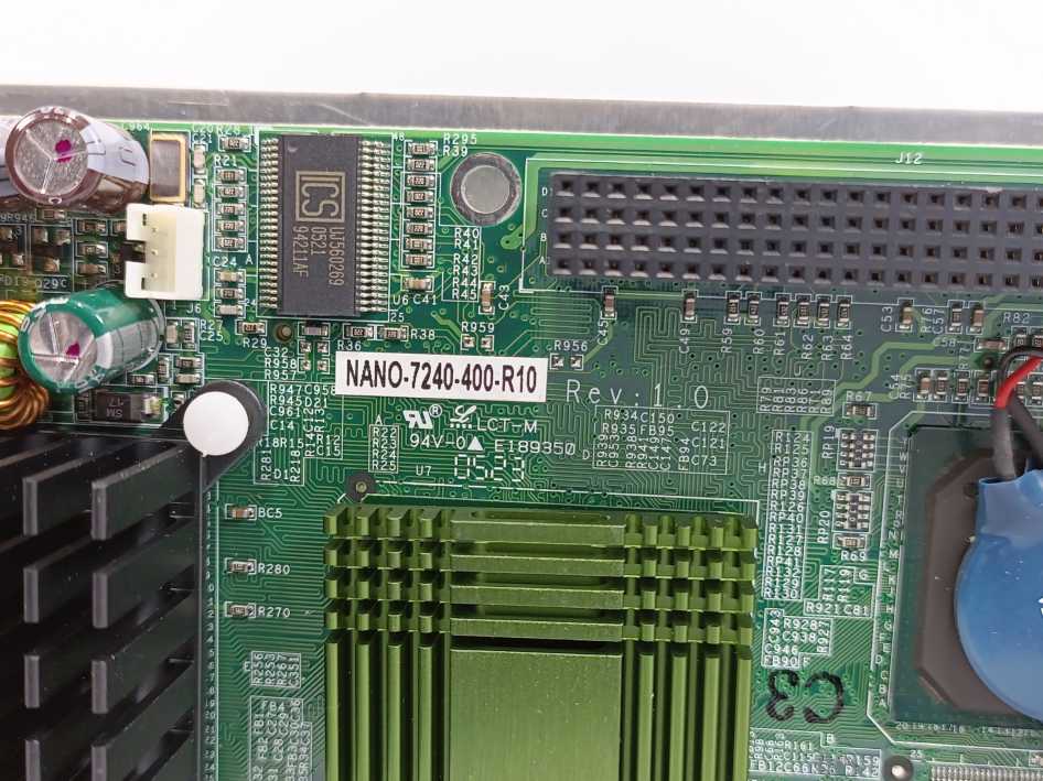 iEi NANO-7240-400-R10 Circuit Board LCT-M 94V