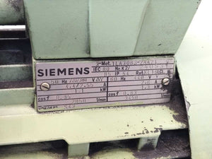 Siemens 1GG5184-0WE49-6HU5 Shunt Motor, NoN: 716752, V5