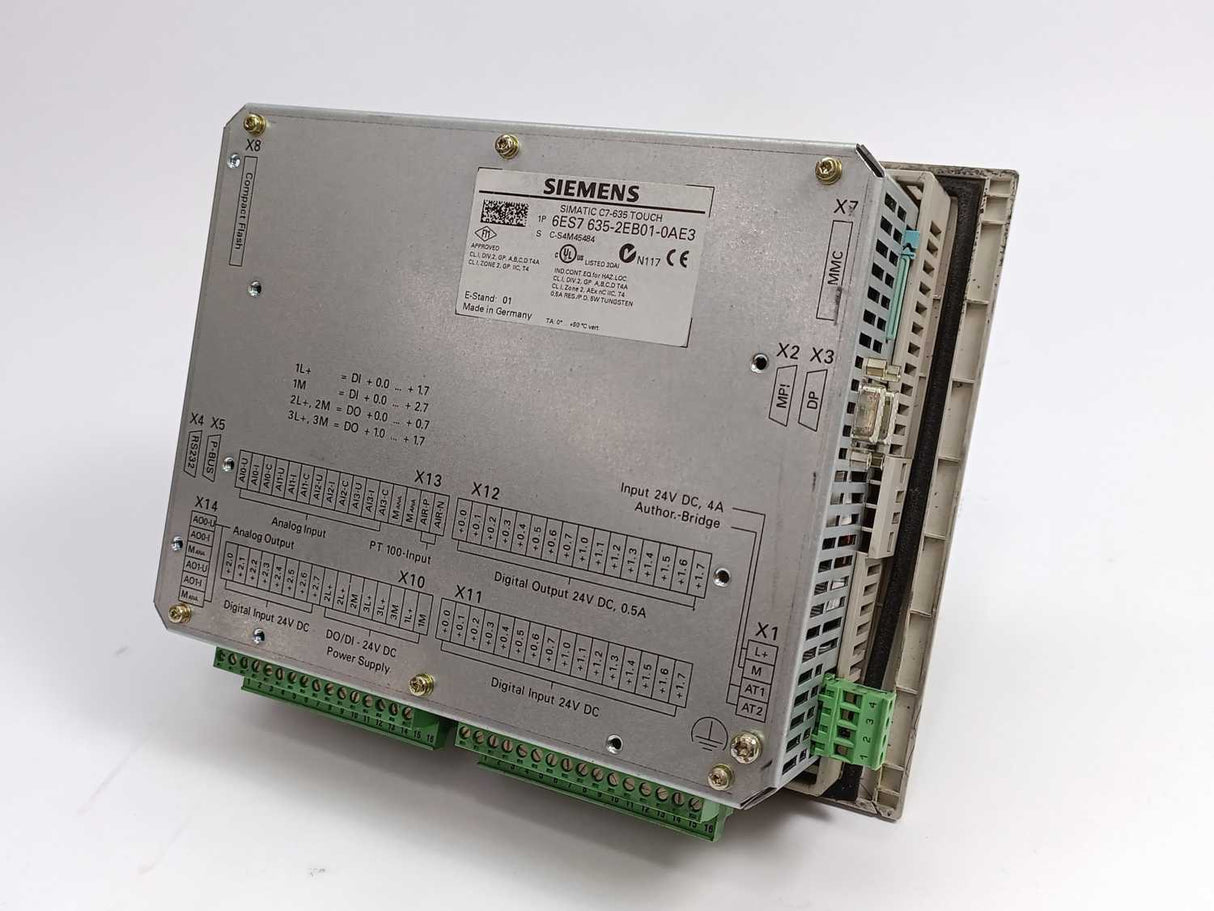 Siemens 6ES7635-2EB01-0AE3 Simatic C7-635 Touch