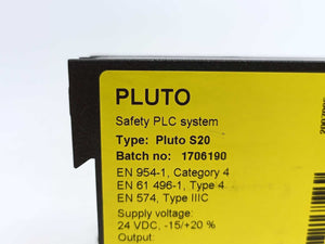 Jokab Safety PLUTO S20 Safety PLC System