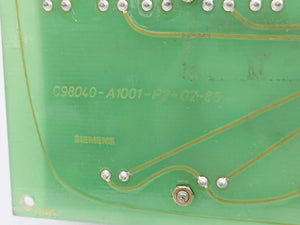 Siemens C98043-A1001-L6-07 Sermodrive 60Hz