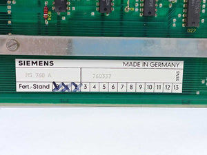 Siemens MS 760 A PC Board GE.548168.0001.00