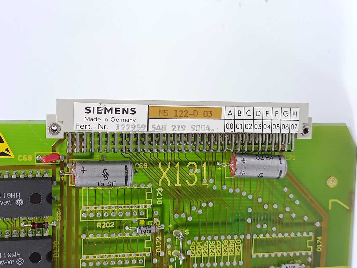Siemens 6FX1192-3AD00 MS 122-D 03