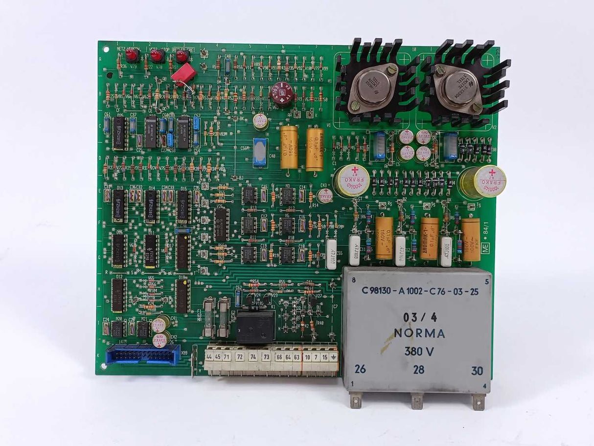 Siemens C98043-A1045-L3 Simoreg C98043-A1045-L3 11 Power Supply Regulator PCB