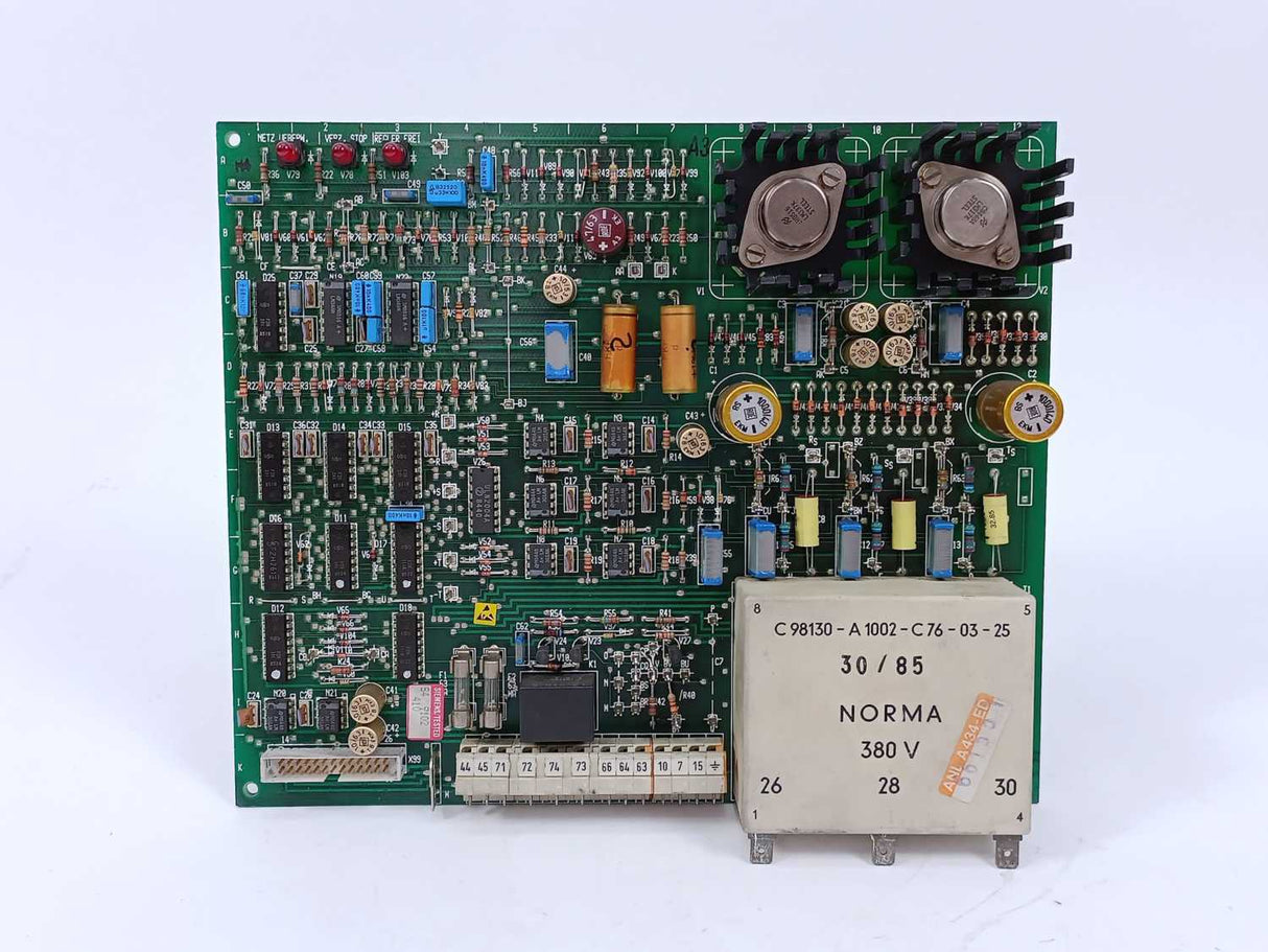 Siemens C98043-A1045-L3 Simoreg C98043-A1045-L3 14 Power Supply Regulator PCB