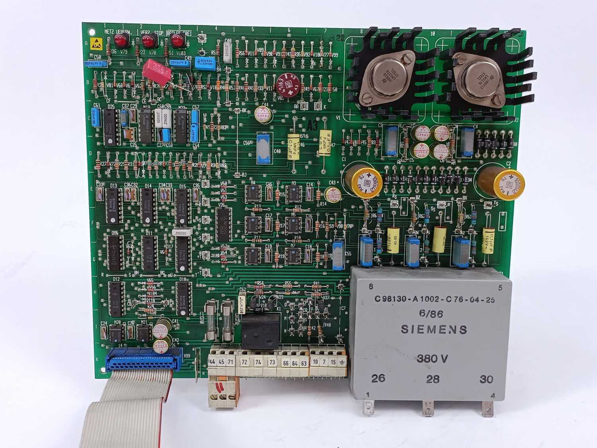 Siemens C98043-A1045-L3 Simoreg C98043-A1045-L3 14 Power Supply Regulator PCB