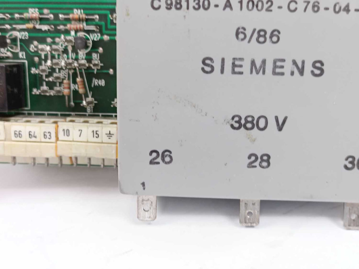 Siemens C98043-A1045-L3 Simoreg C98043-A1045-L3 14 Power Supply Regulator PCB