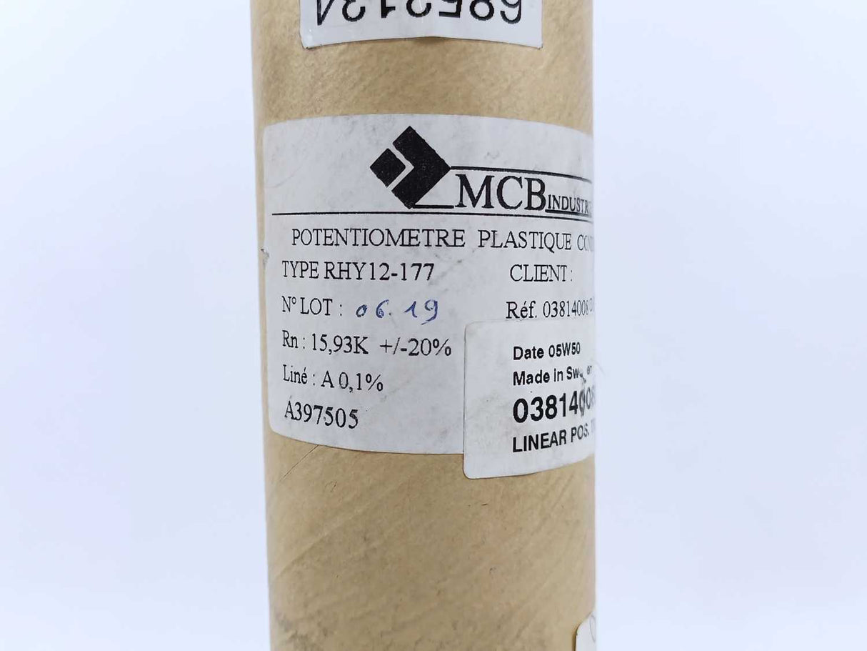 MCB/Rexroth 0381400808   RHY12-177 Analog Displacement Sensor A397505
