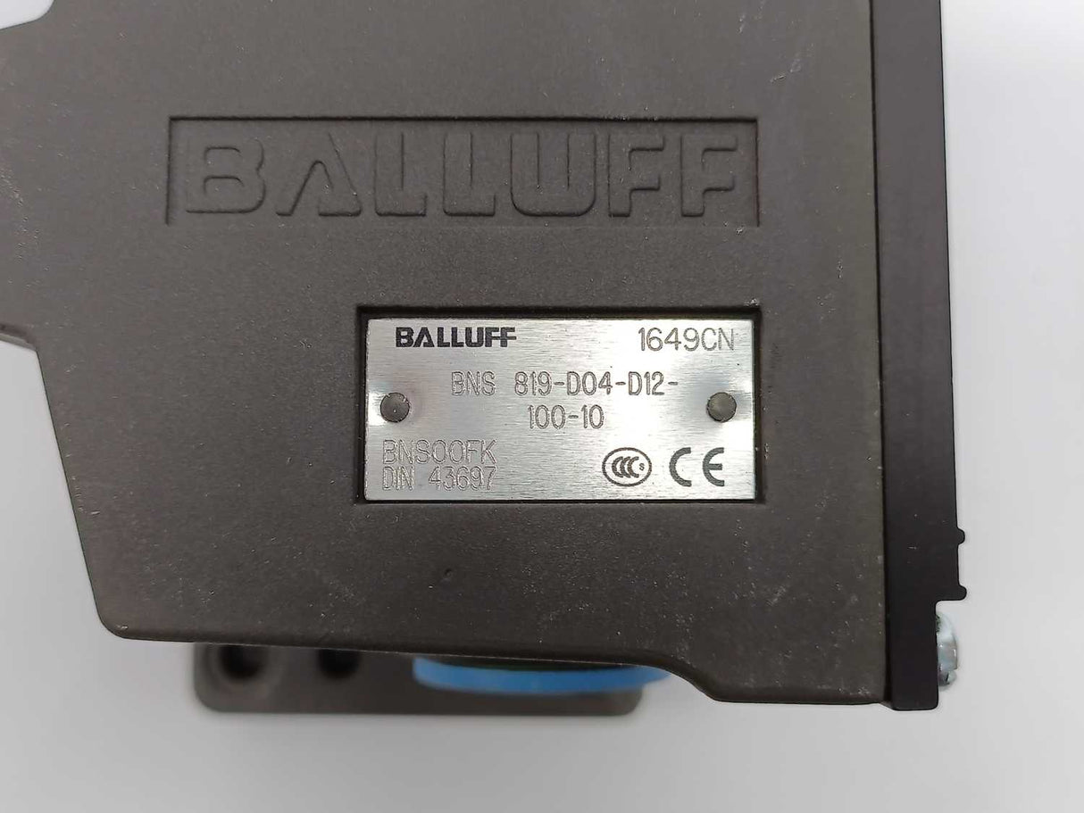 BALLUFF BNS 819-D04-D12-100-10 Mechanical Multiple Position Limit Switch