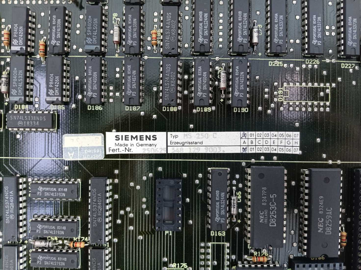 Siemens 6FX1190-3AA00 MS 250-C Measuring Circuit Board