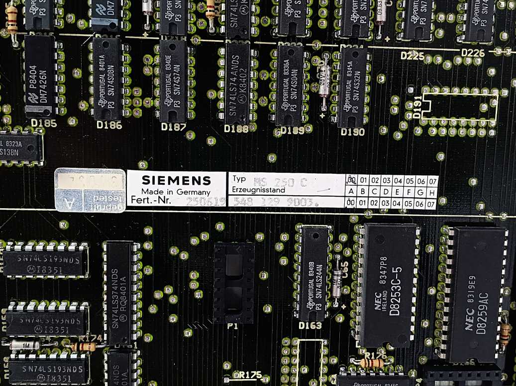 Siemens 6FX1190-3AA00 MS 250-C Measuring Circuit Board