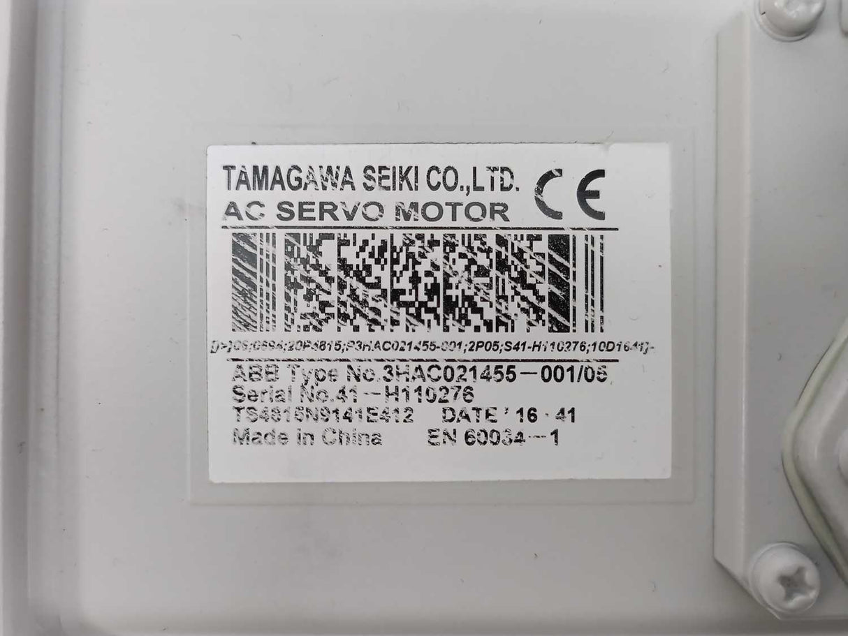 Tamagawa Seiki 3HAC021455-001/05 ABB AC Servo Motor