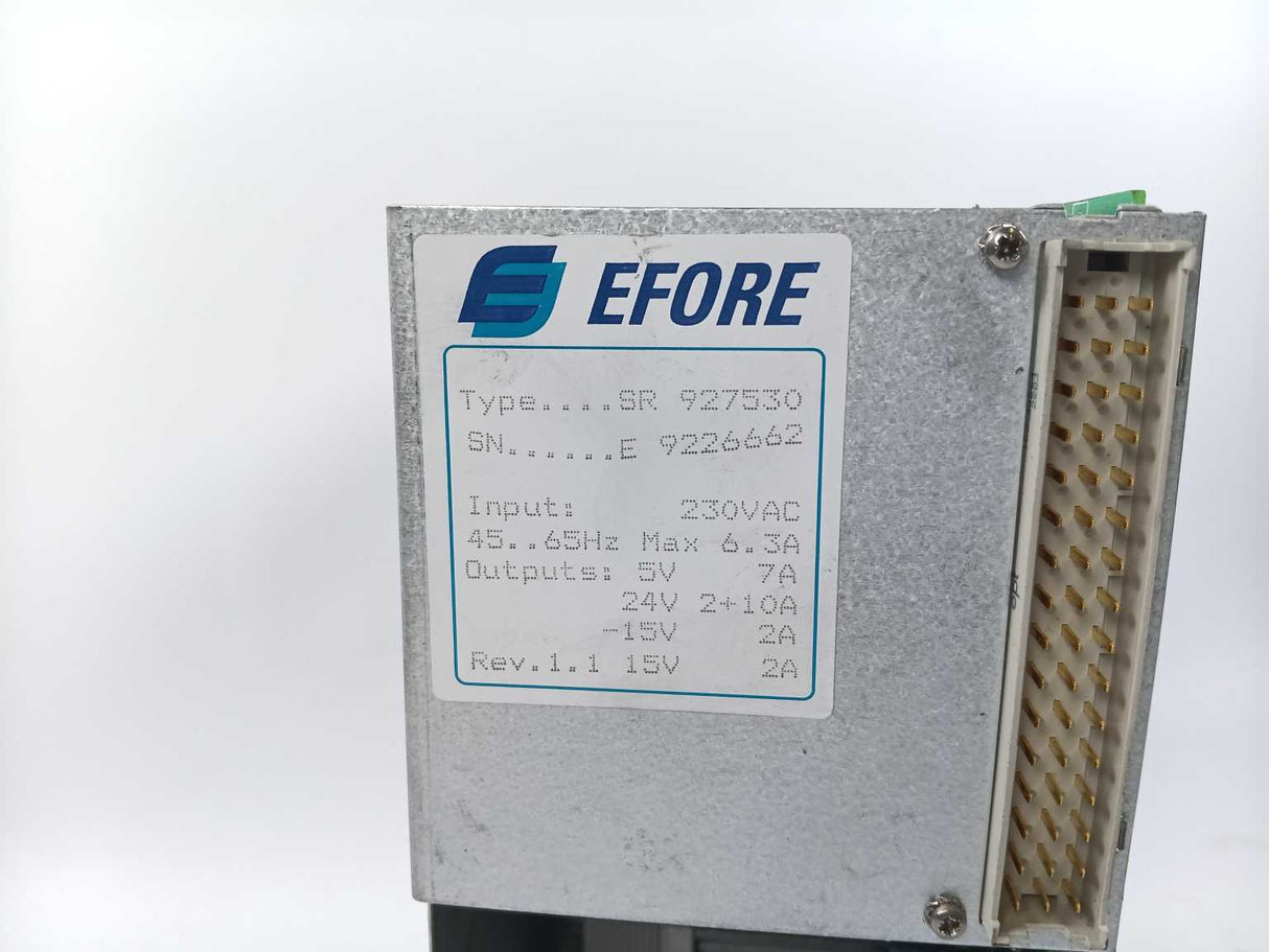 Efore SR 927530 Power Supply Unit 230VAC, 45-65Hz, max 6.3A