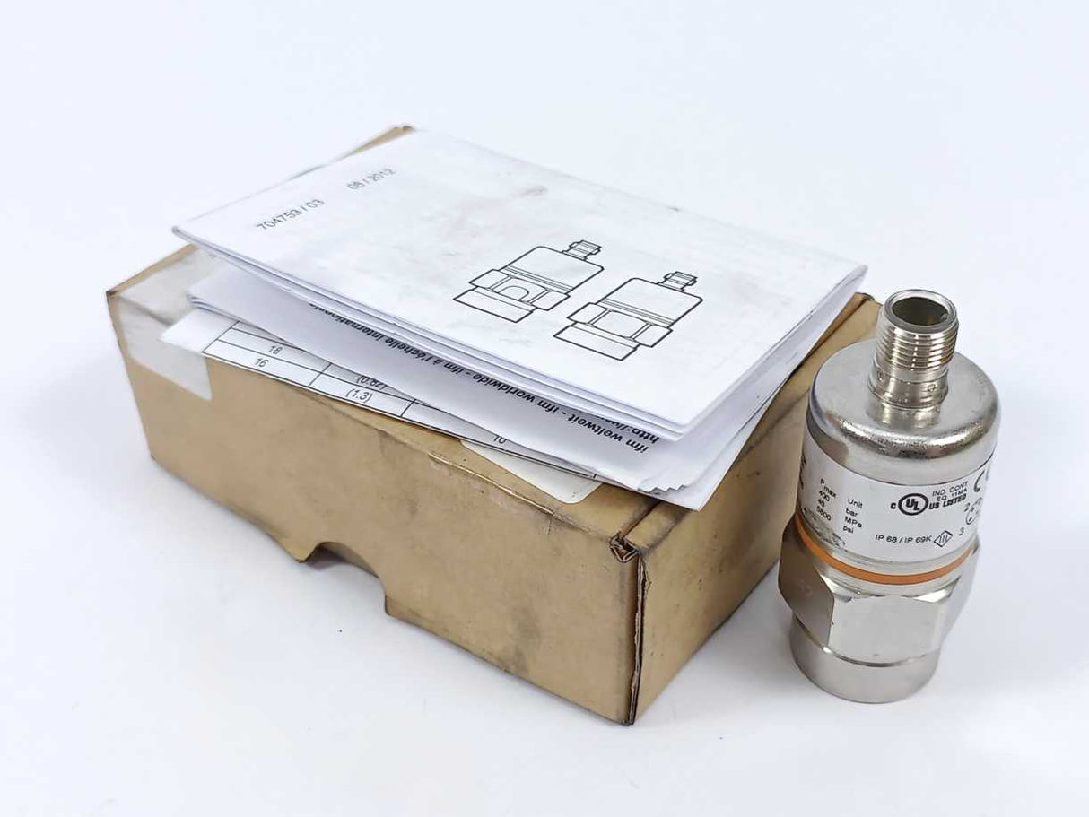 ifm PA-250-SBR14-A-ZVG/US/ /V PA3021 Pressure Sensor
