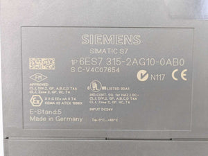 Siemens 6ES7315-2AG10-0AB0 Simatic S7-300 CPU315-2