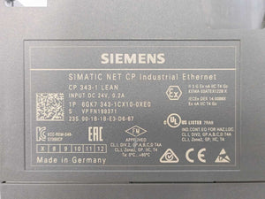 Siemens 6GK7343-1CX10-0XE0 SIMATIC NET CP Industrial Ethernet