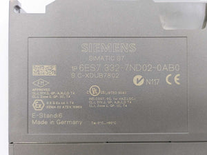 Siemens 6ES7332-7ND02-0AB0 SIMATIC S7 Analog Output SM 332