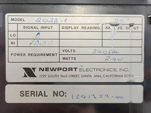 Newport 202A-P Proccess Meter
