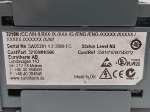 Eurotherm 3216N/CC/VH/LRXX/X/XXX/G/ENG/ENG Temperature Controller