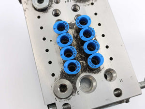 Festo 18200 CPV10-VI Valve Manifold w/ 546188 CPV10-GE-DIO2-8 Interface