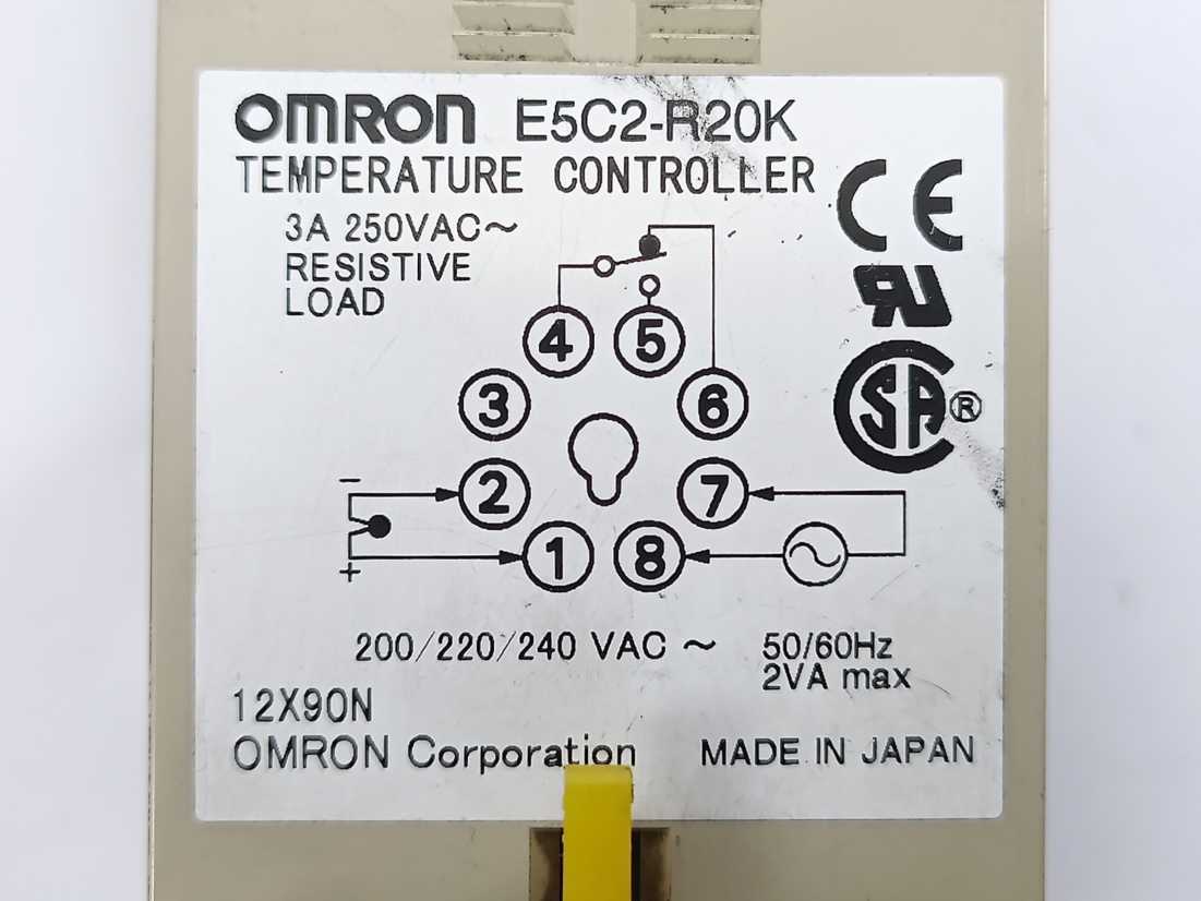 OMRON E5C2-R20K Temperature Controller 3A 250VAC~
