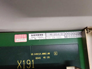 Siemens 6FC3061-0HA-Z SINUMERIK Rack Sprint 8T w/ MS 191-A Circuit Board