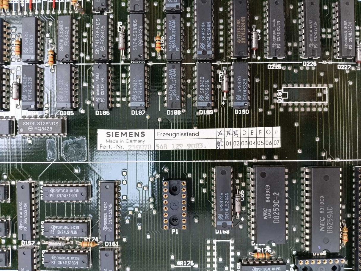 Siemens 6FX1190-3AC00 MS250 Measuring Circuit Board