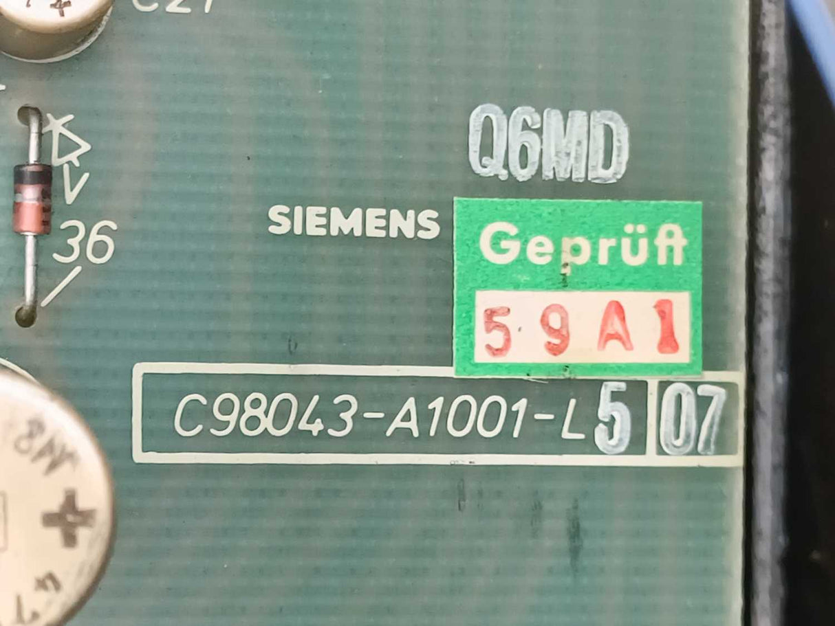 Siemens 6RA2621-6MV30-1A D200/40 Mreq-GcG6V30-2A SIMOREG Drive