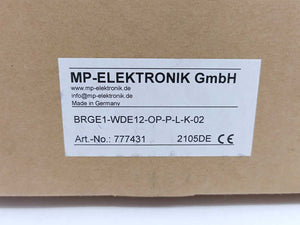MP-Elektronik 777431 BRGE1-WDE12-OP-P-L-K-02 Rotary Encoder